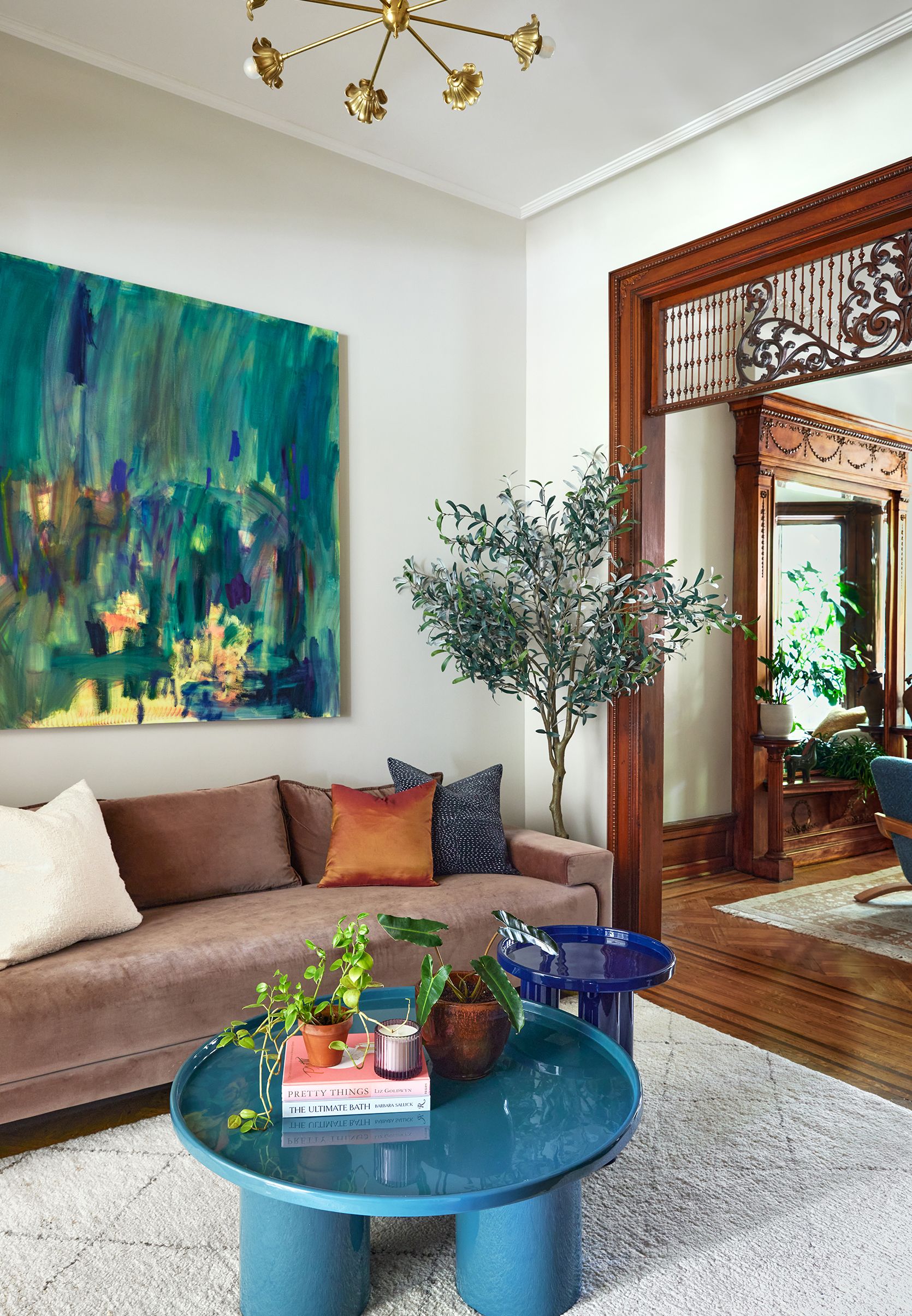 Crown Heights Renaissance Revival Living Room