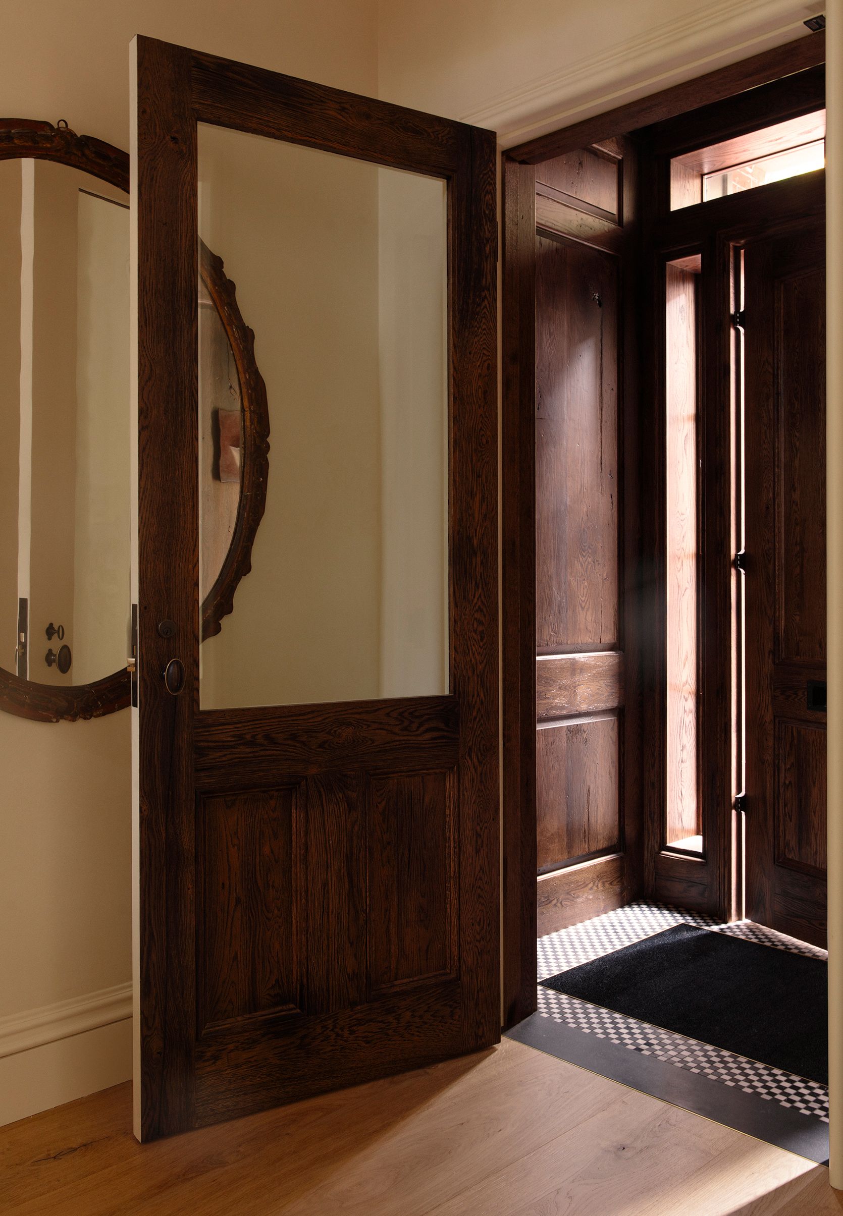 Greenwich Village Greek Revival Foyer Vestibule