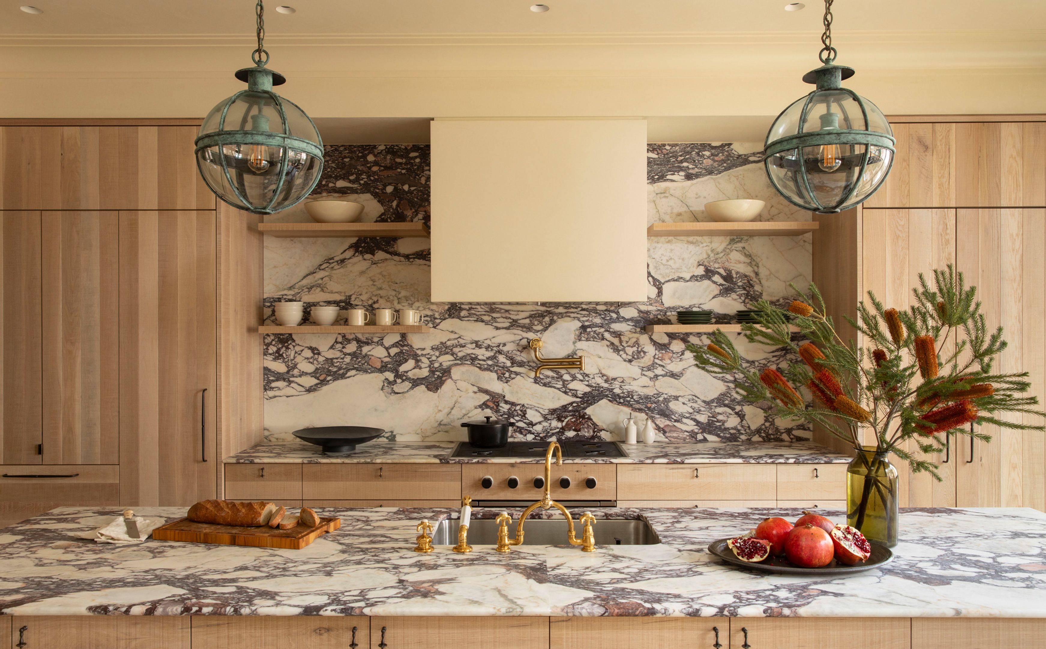Greenwich Village Greek Revival Kitchen