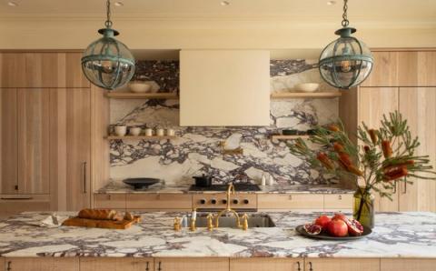 Greenwich Village Greek Revival Kitchen