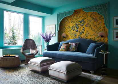 Brooklyn Heights Condominium Living Room