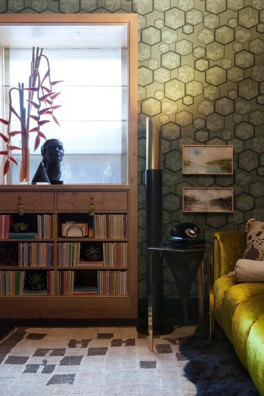 Brooklyn Heights Eclectic Bookshelf Phone