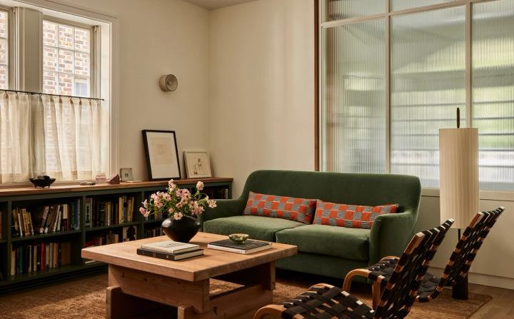 Park Slope Neo-Tudor Living Room