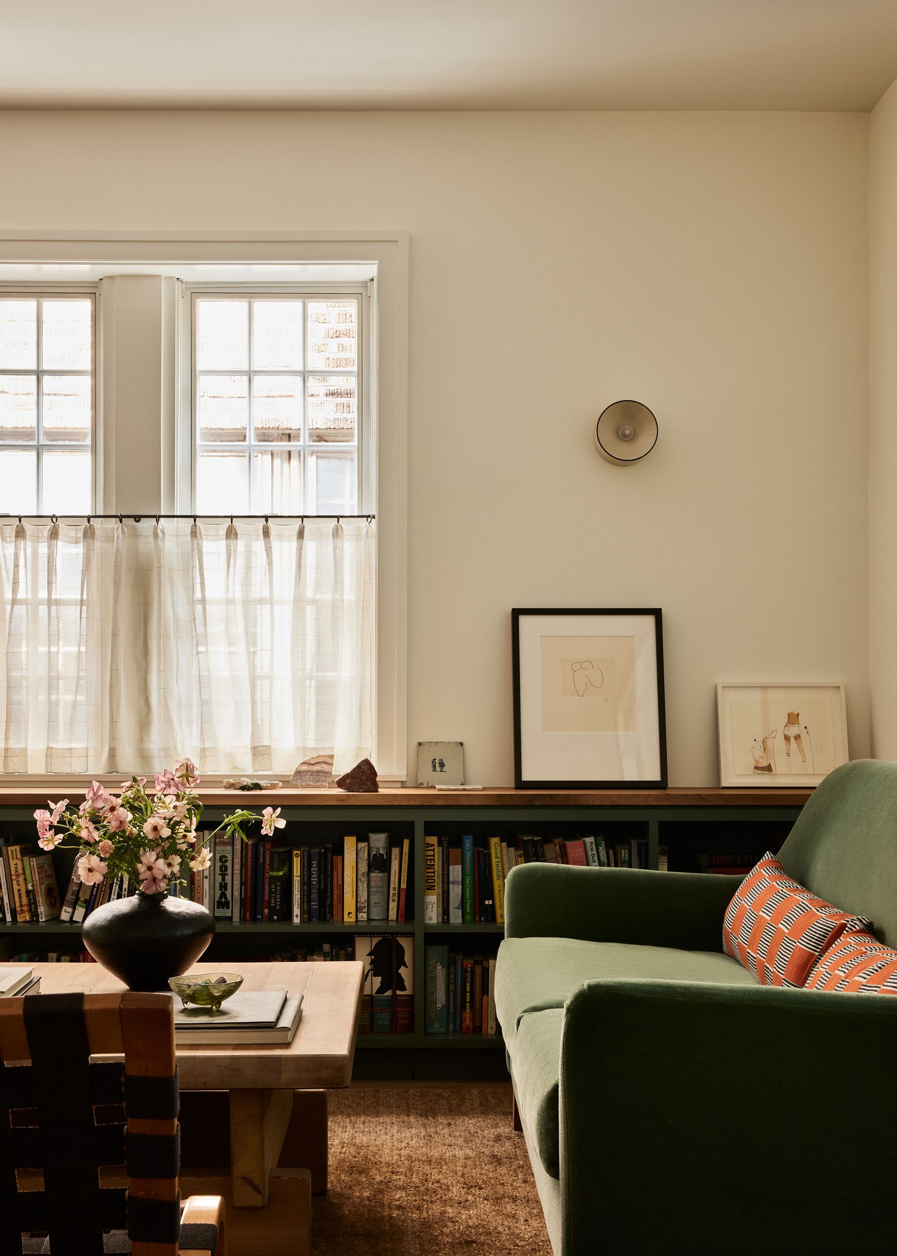 Park Slope Neo-Tudor Living Room