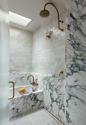 Brooklyn Heights Greek Revival Shower
