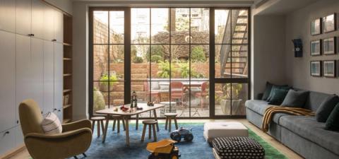 Greenwich Village Greek Revival Den