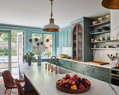 Cobble Hill Italianate Rowhouse Kitchen