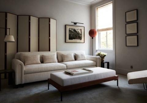 Cobble Hill Greek Revival Sitting Room