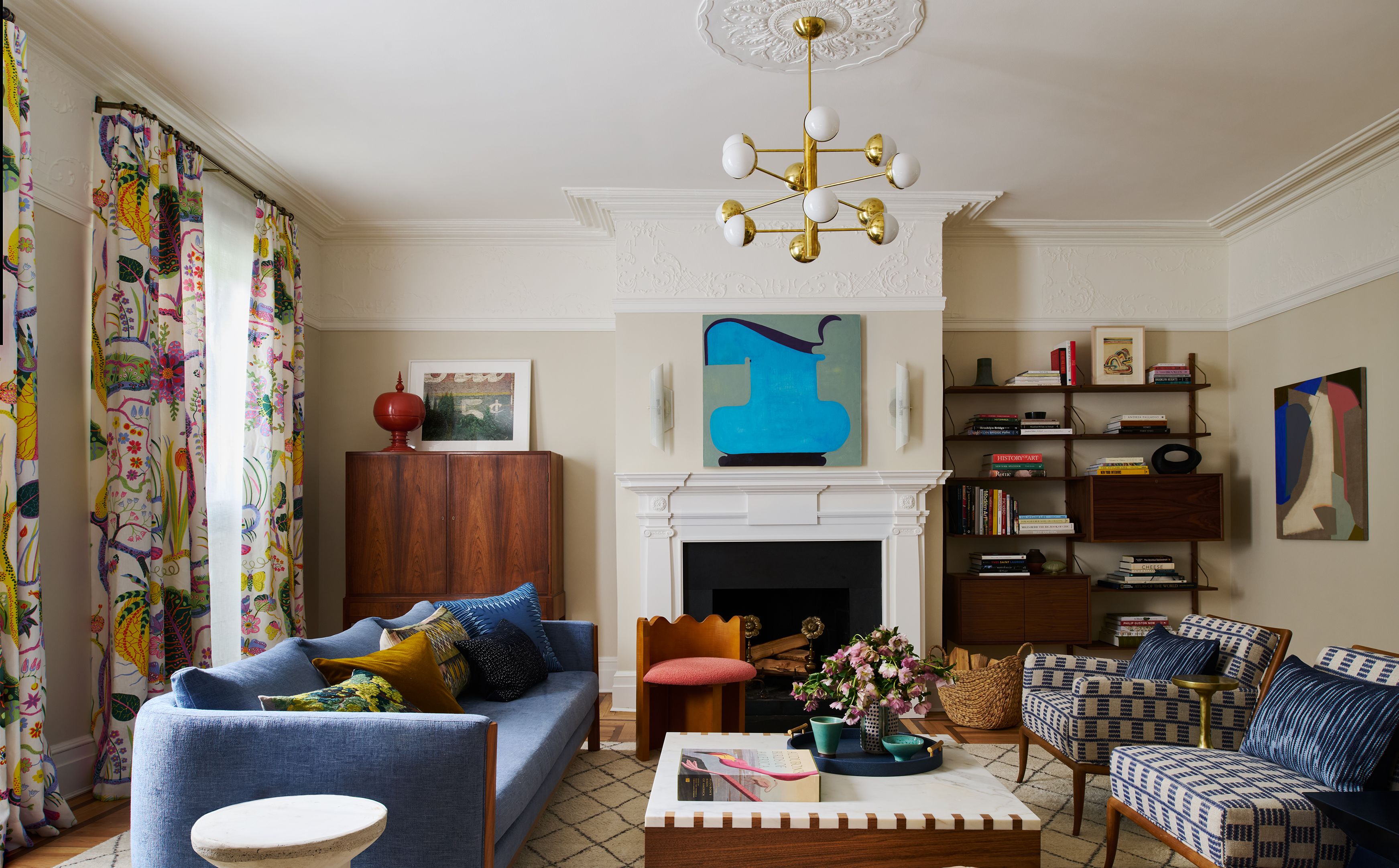 Brooklyn Heights Federal Living Room