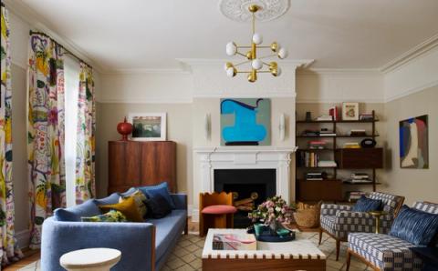 Brooklyn Heights Federal Living Room