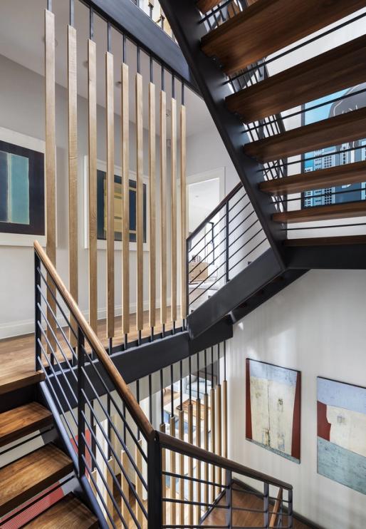 Cobble Hill Rowhouse Staircase