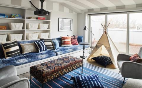 Cobble Hill Italianate Family Room