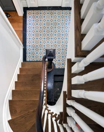 Brooklyn Heights Greek Revival, No. 4 Foyer Tile