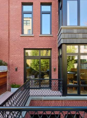 Brooklyn Heights Townhouse Rear Facade