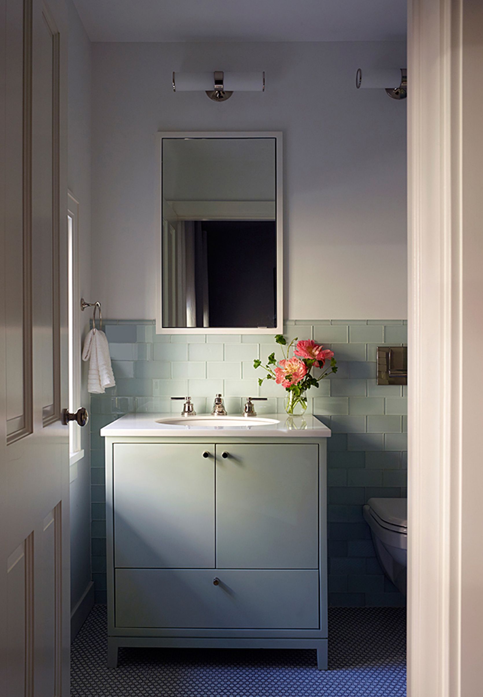 Brooklyn Heights Greek Revival Bathroom Vanity