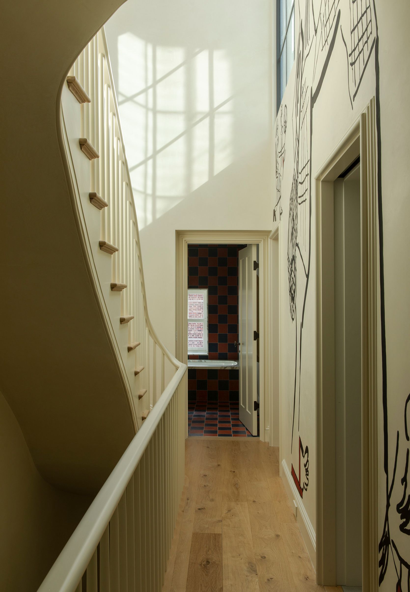 Greenwich Village Greek Revival Hallway