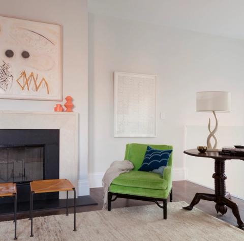 Strong Place Rowhouses Green Chair