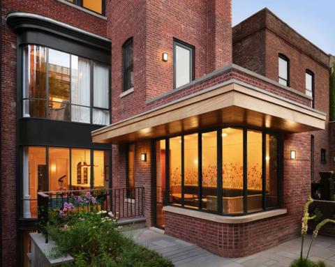 Park Slope Neo-Federal Rear Facade Detail