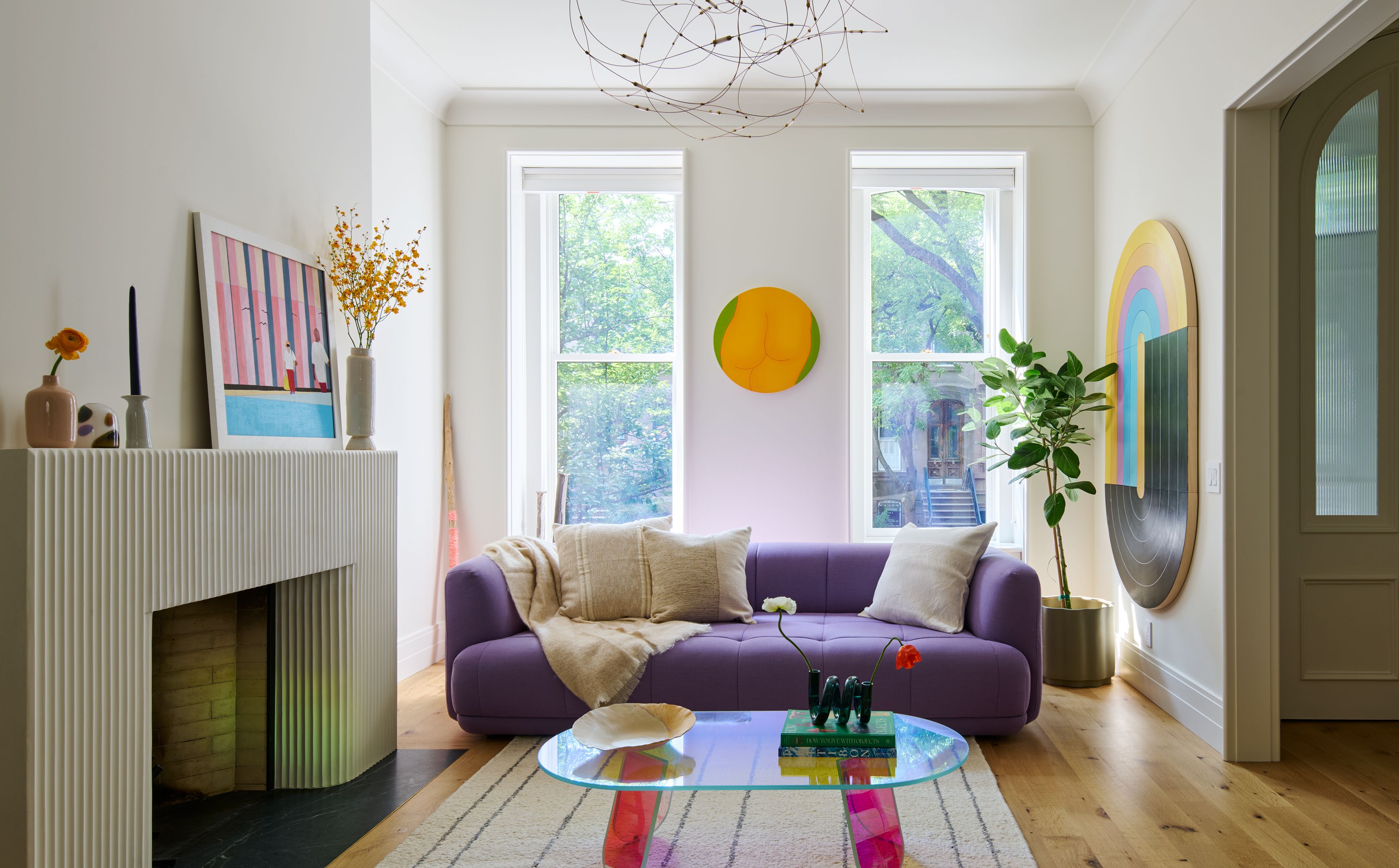 Clinton Hill Italianate Living Room