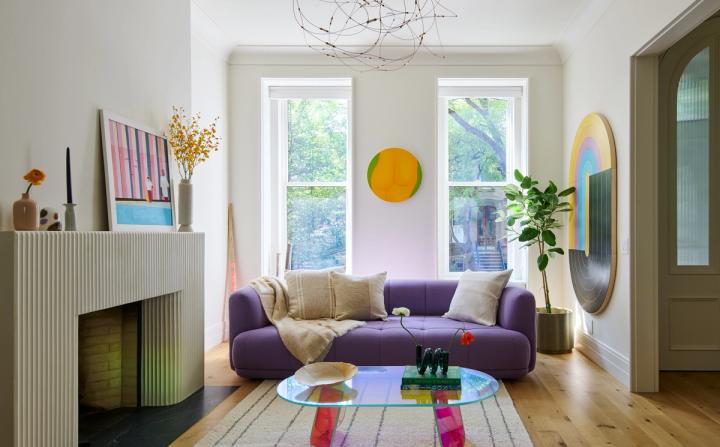 Clinton Hill Italianate Living Room