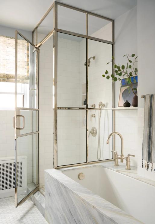 Carnegie Hill Apartment Shower