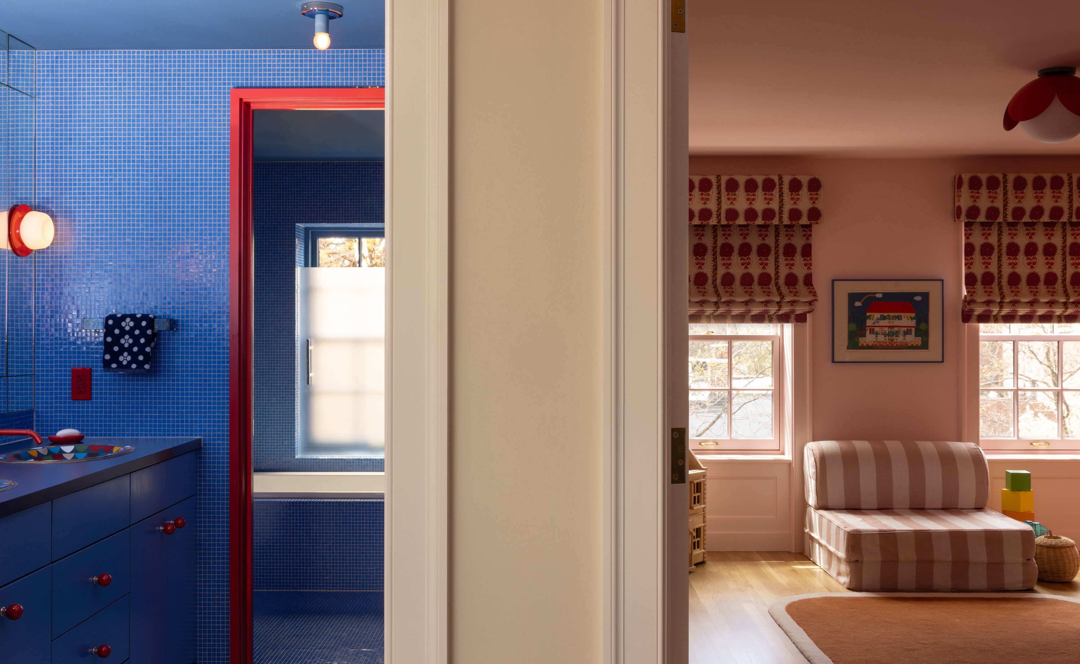 Boerum Hill Italianate Children's Bedroom and Bathroom