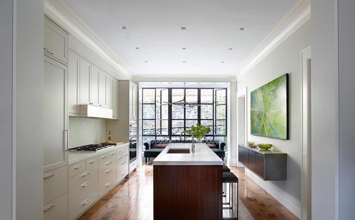 Brooklyn Heights Greek Revival Kitchen