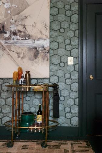 Brooklyn Heights Eclectic Bar Cart