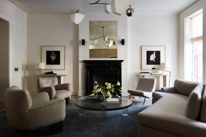 Cobble Hill Revival living room