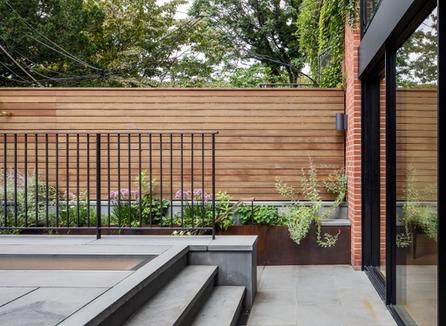 West Chelsea Greek Revival Backyard