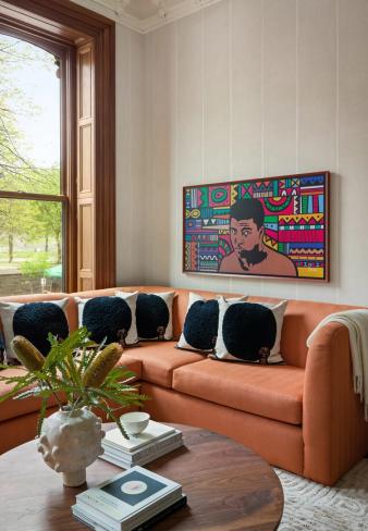 Fort Greene Italianate Living Room