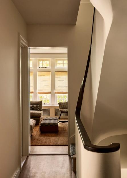 Park Slope Neo-Tudor Sculptural Staircase