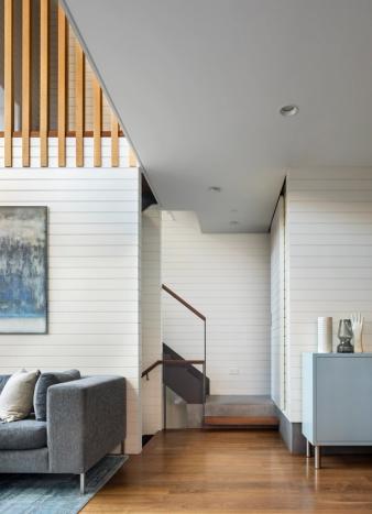 Cobble Hill Rowhouse Family Room Stair