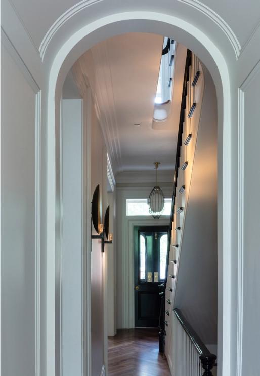 Cobble Hill Italianate Arched Hallway