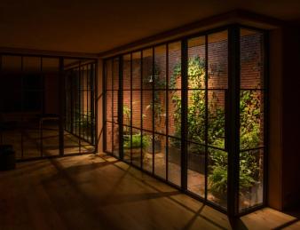 Greenwich Village Greek Revival Outdoor Shower