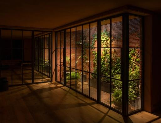 Greenwich Village Greek Revival Outdoor Shower