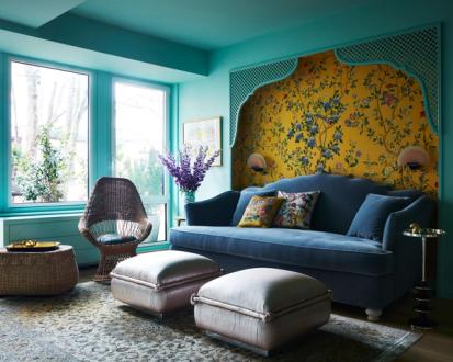 Brooklyn Heights Condominium Living Room