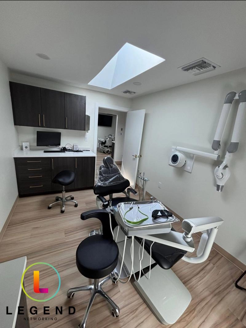 Operatory with dental chair and workstation at Dental Medicine Center of Cape Coral in Cape Coral, FL