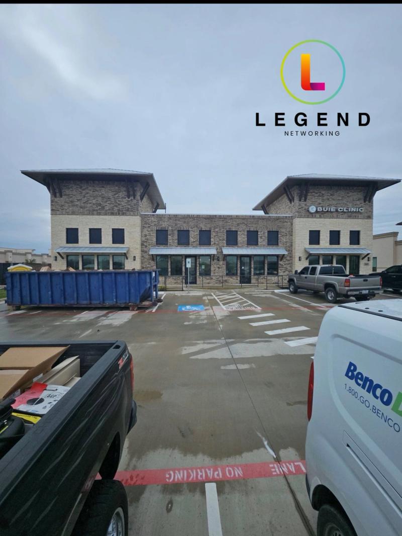 Exterior of the building under construction for Transcend Endodontics in Midlothian