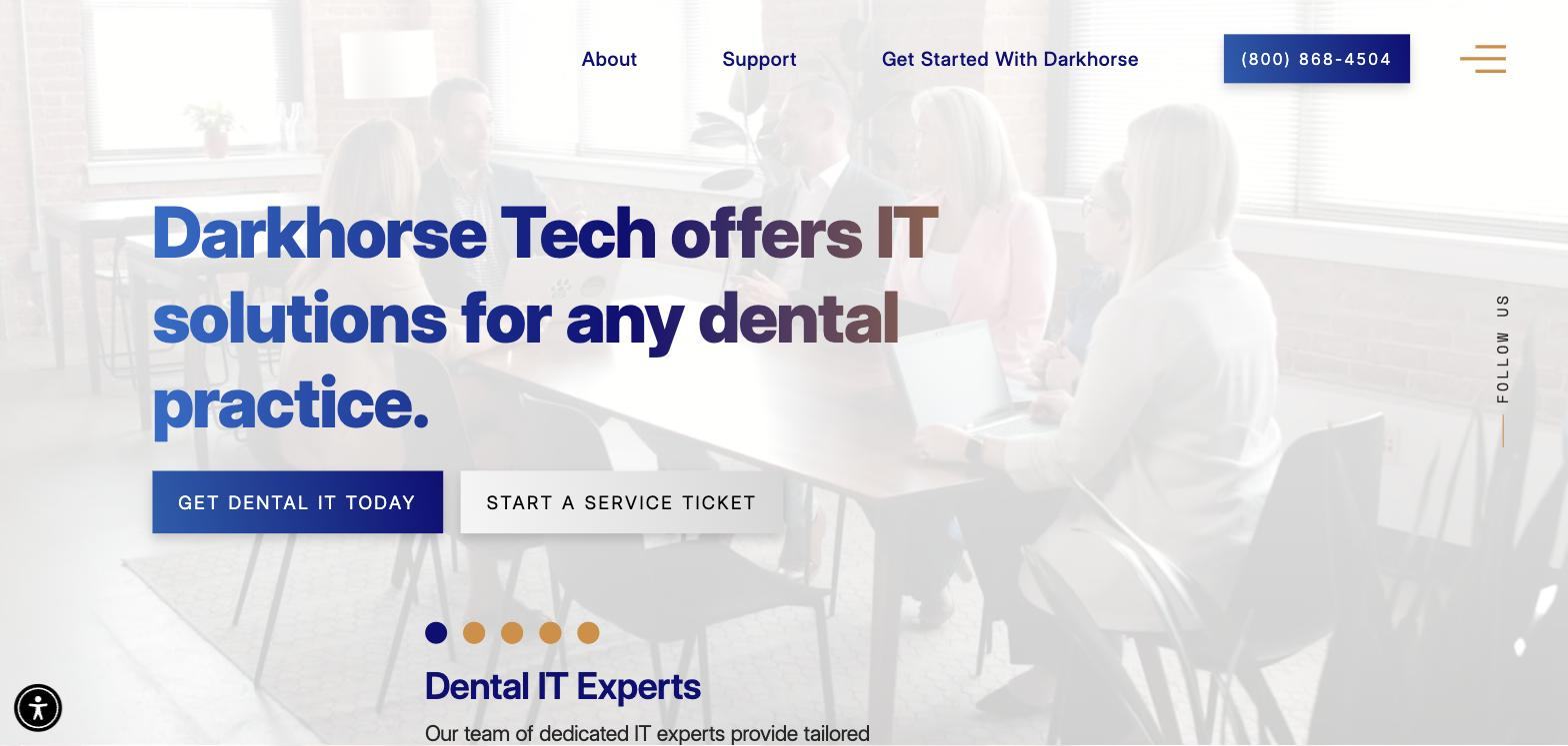 Darkhorse Tech public website captured on September 22, 2026
