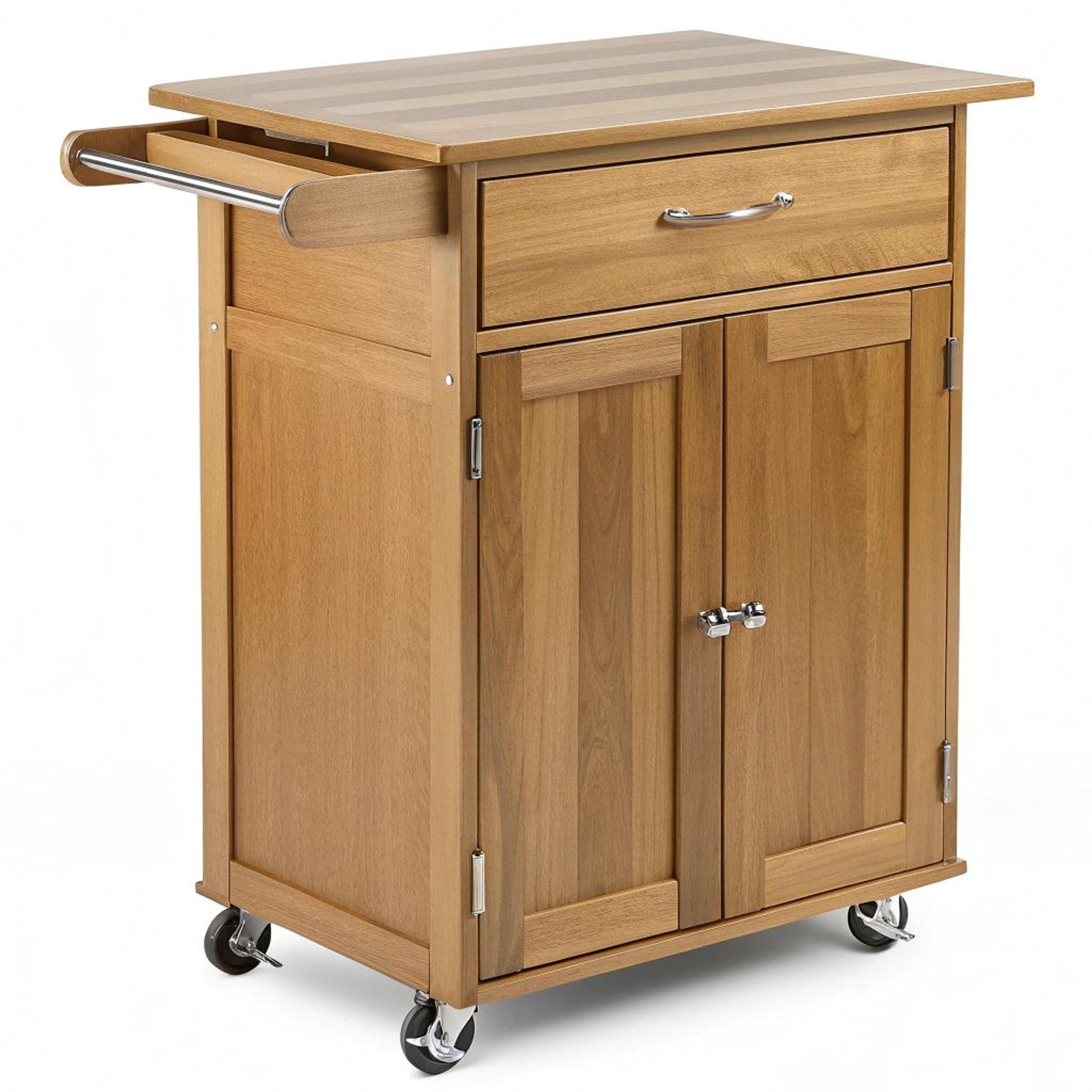 Verrijdbaar kastje naast bed