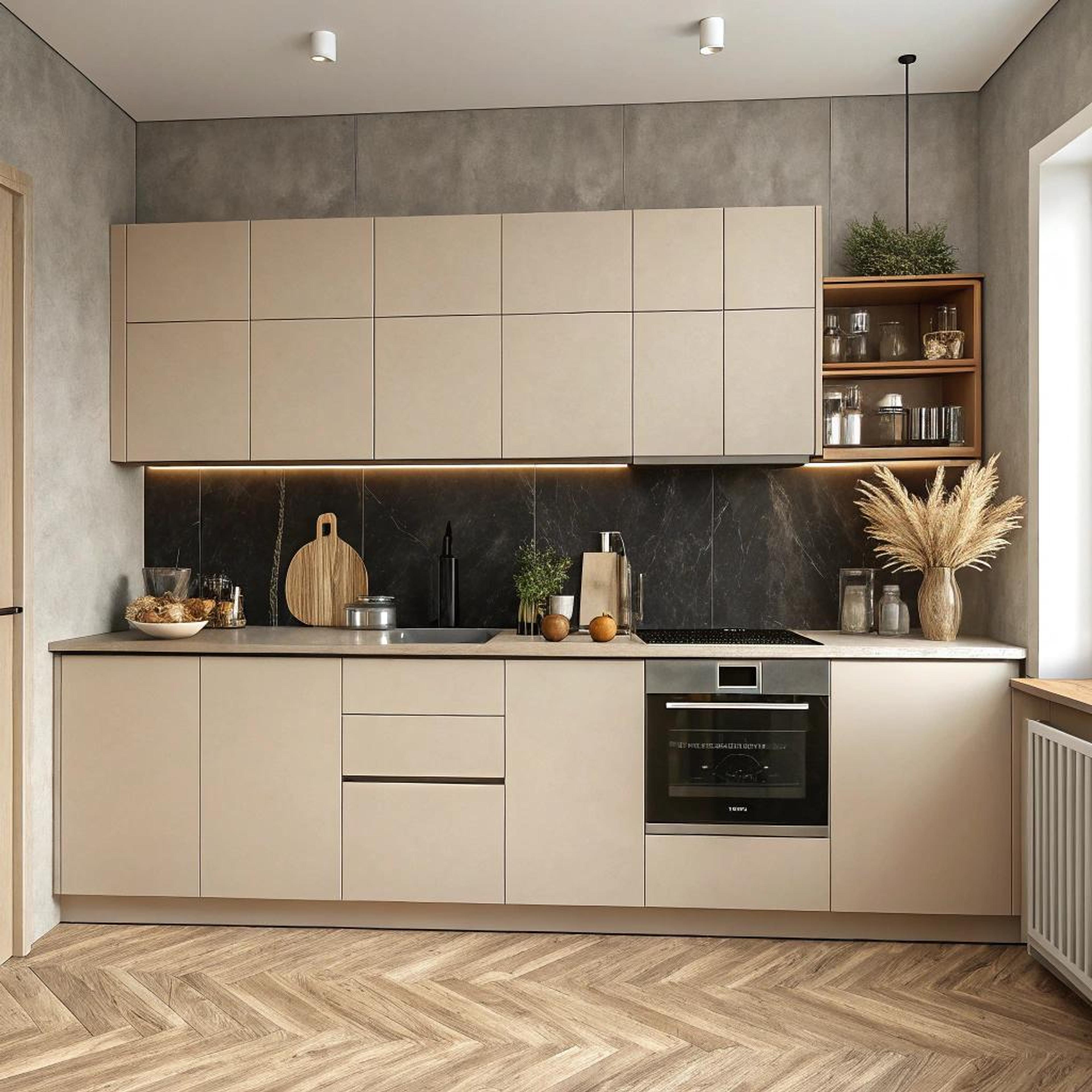 Minimalistische elegantie met aardetinten