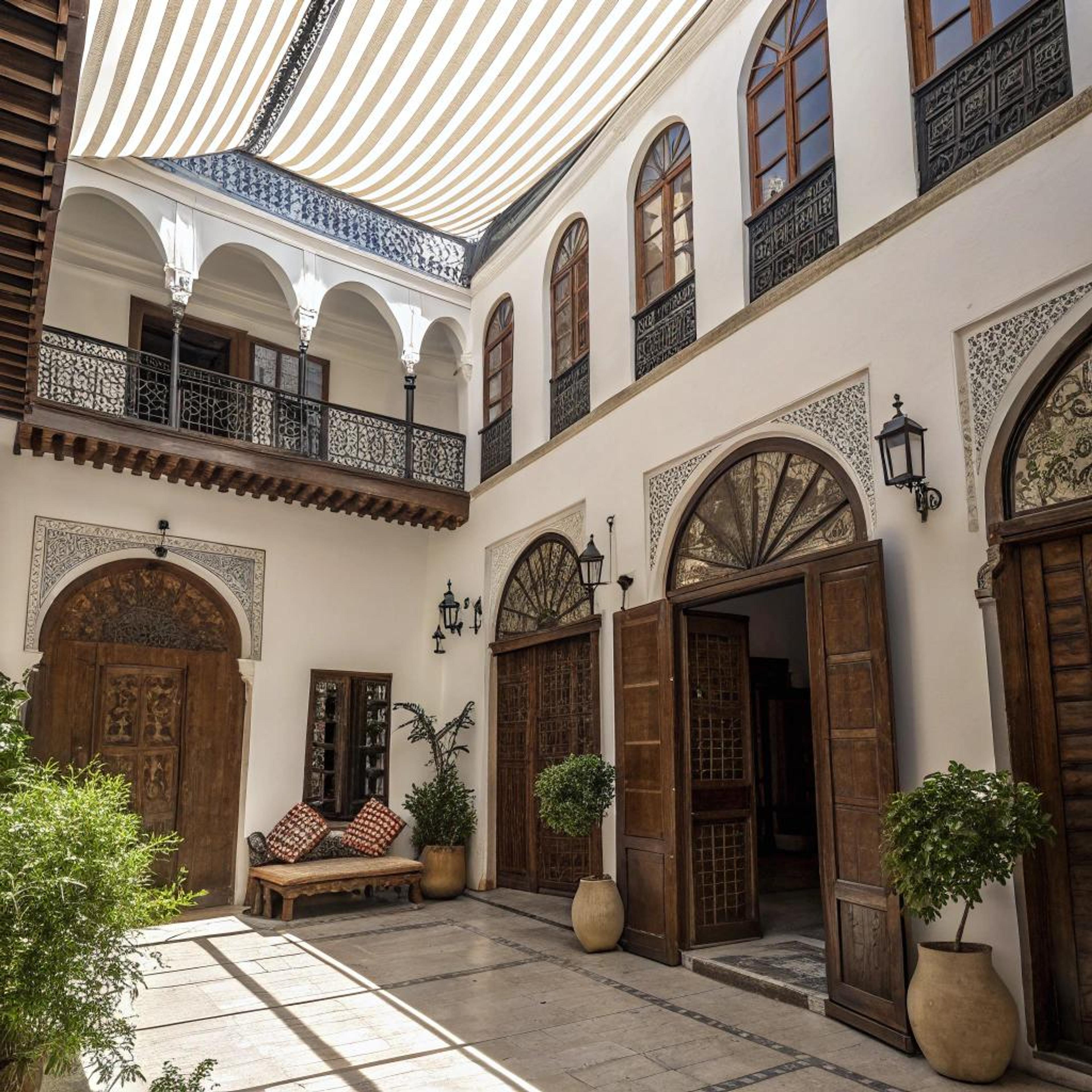 Rode accenten op Tadelakt