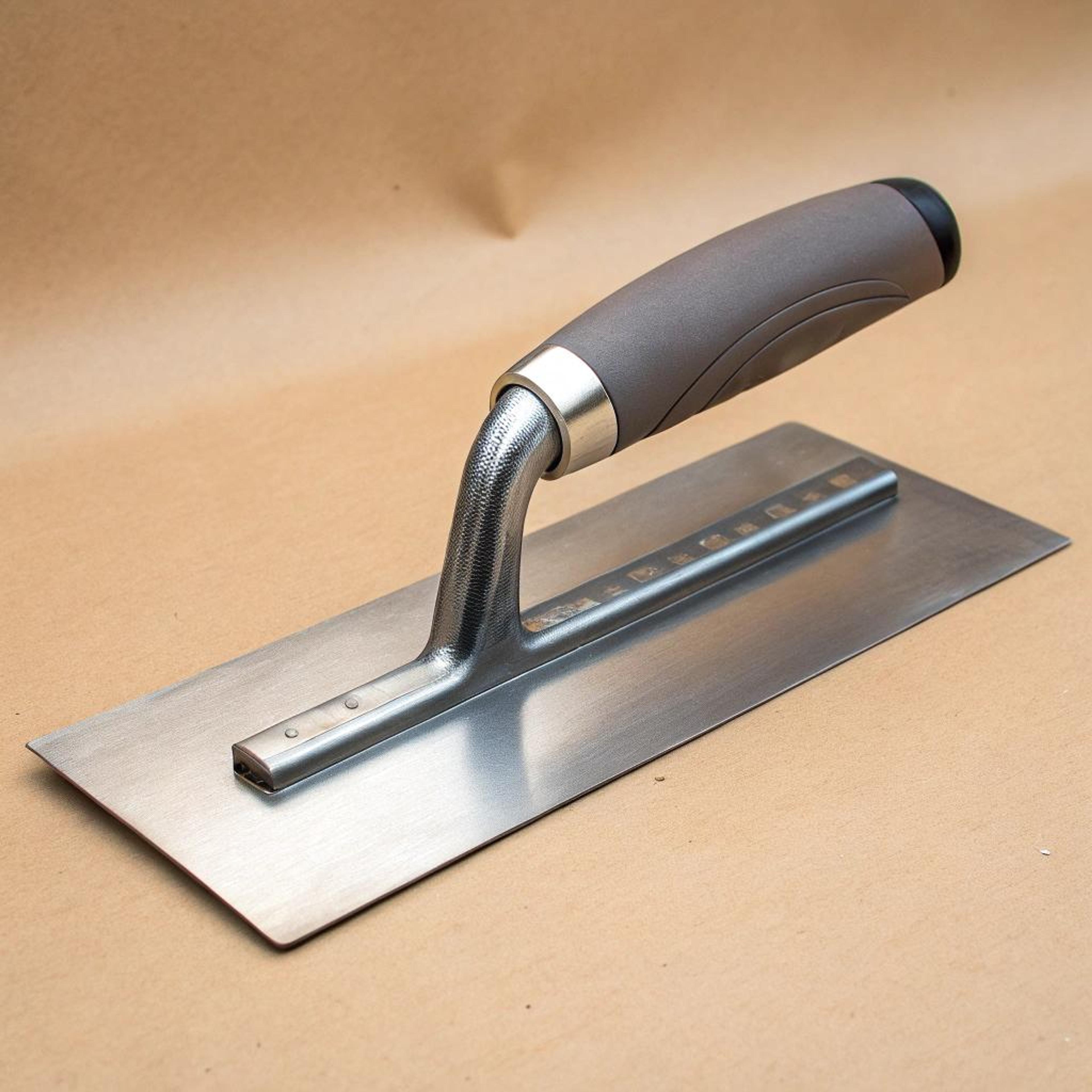 Strakke afwerking met spaan