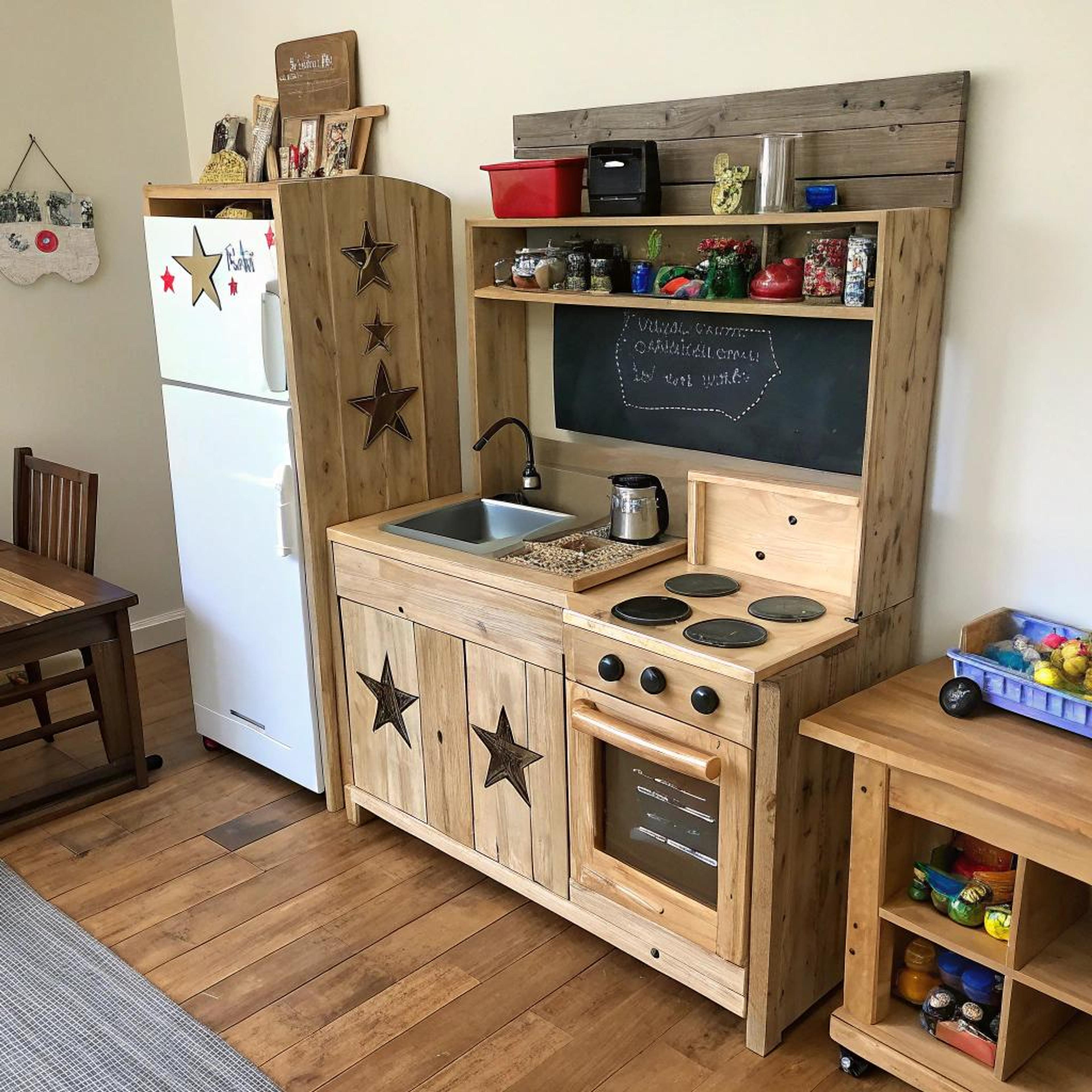 Houten charme in de speelhoek