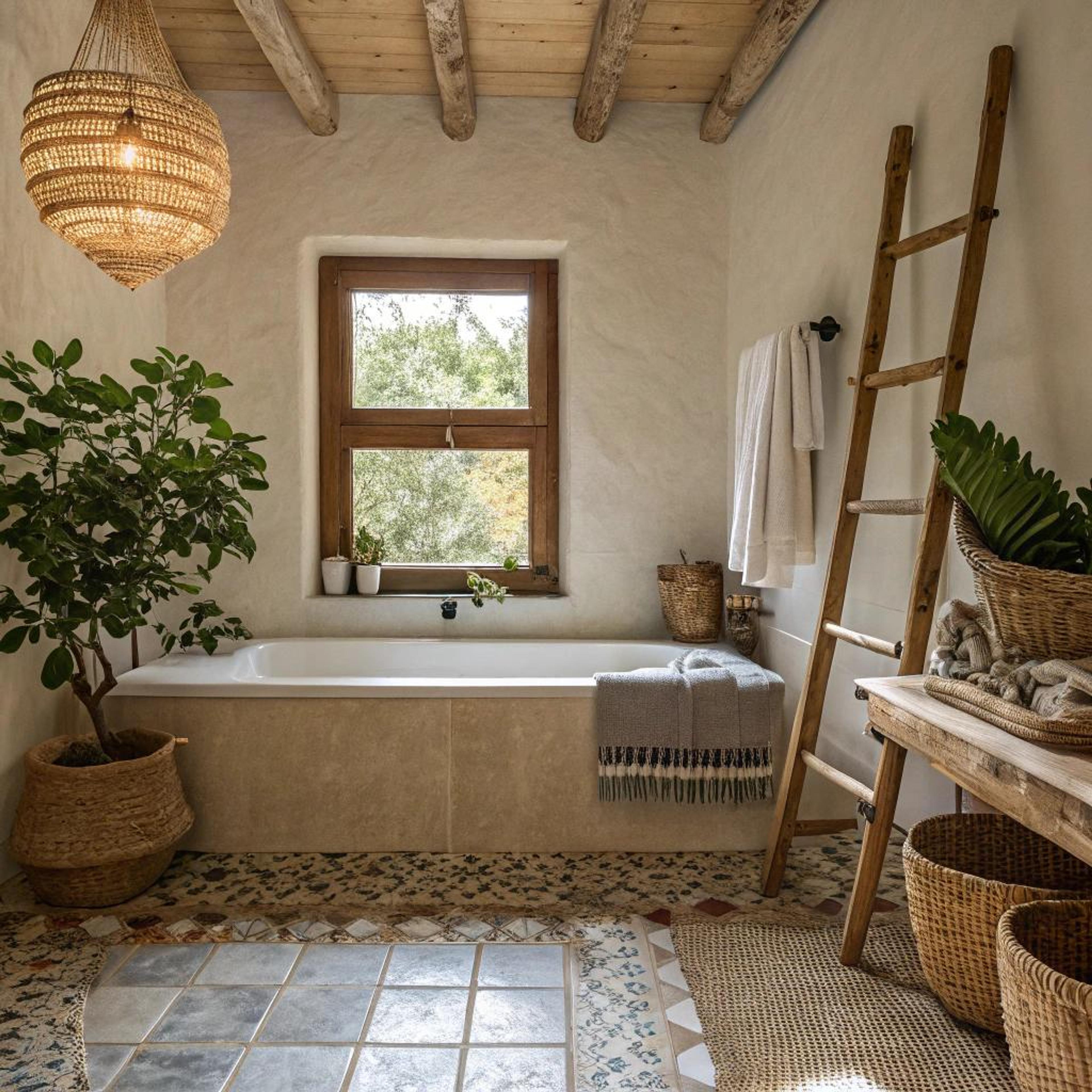 Aardetinten met warme texturen