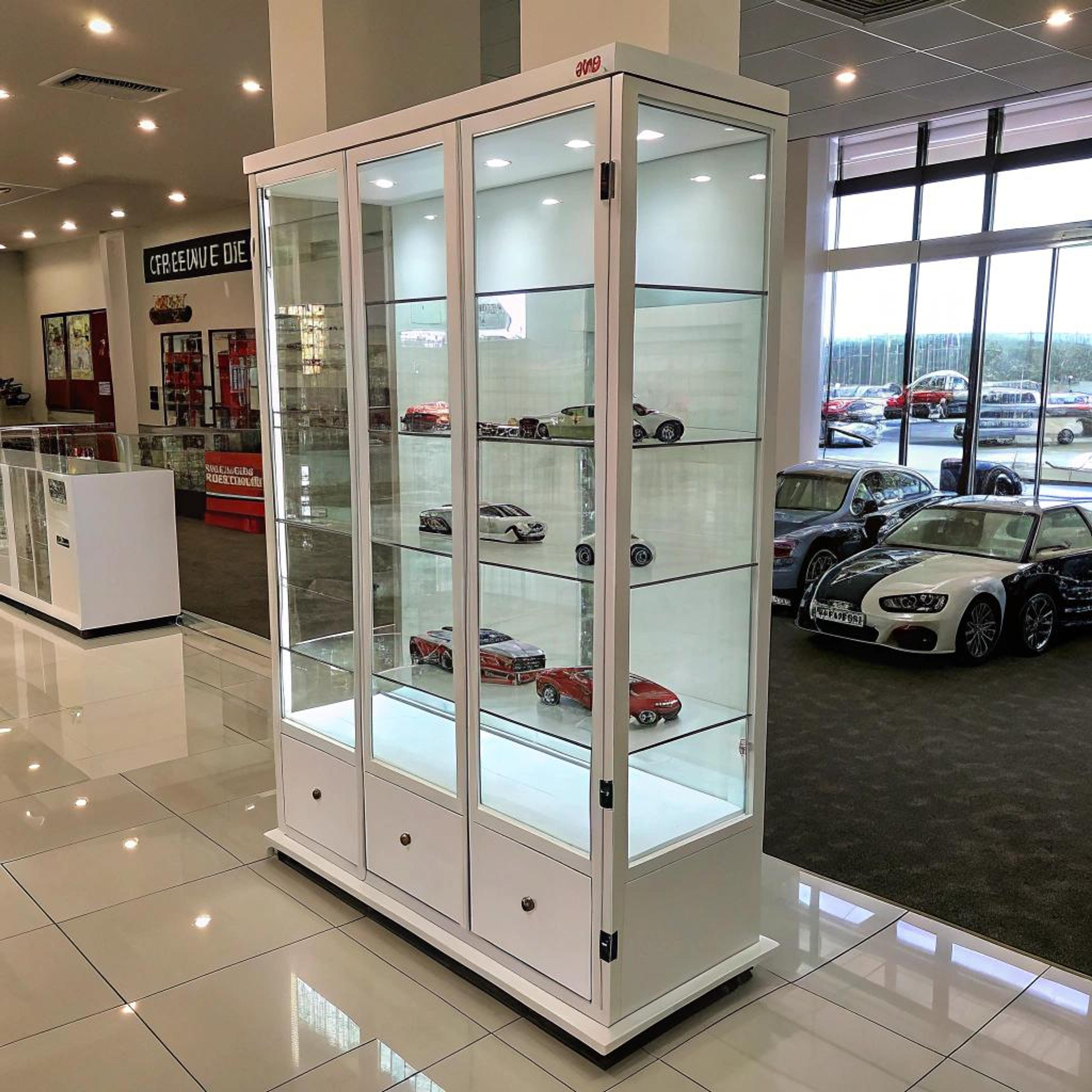 Modelauto’s in het licht