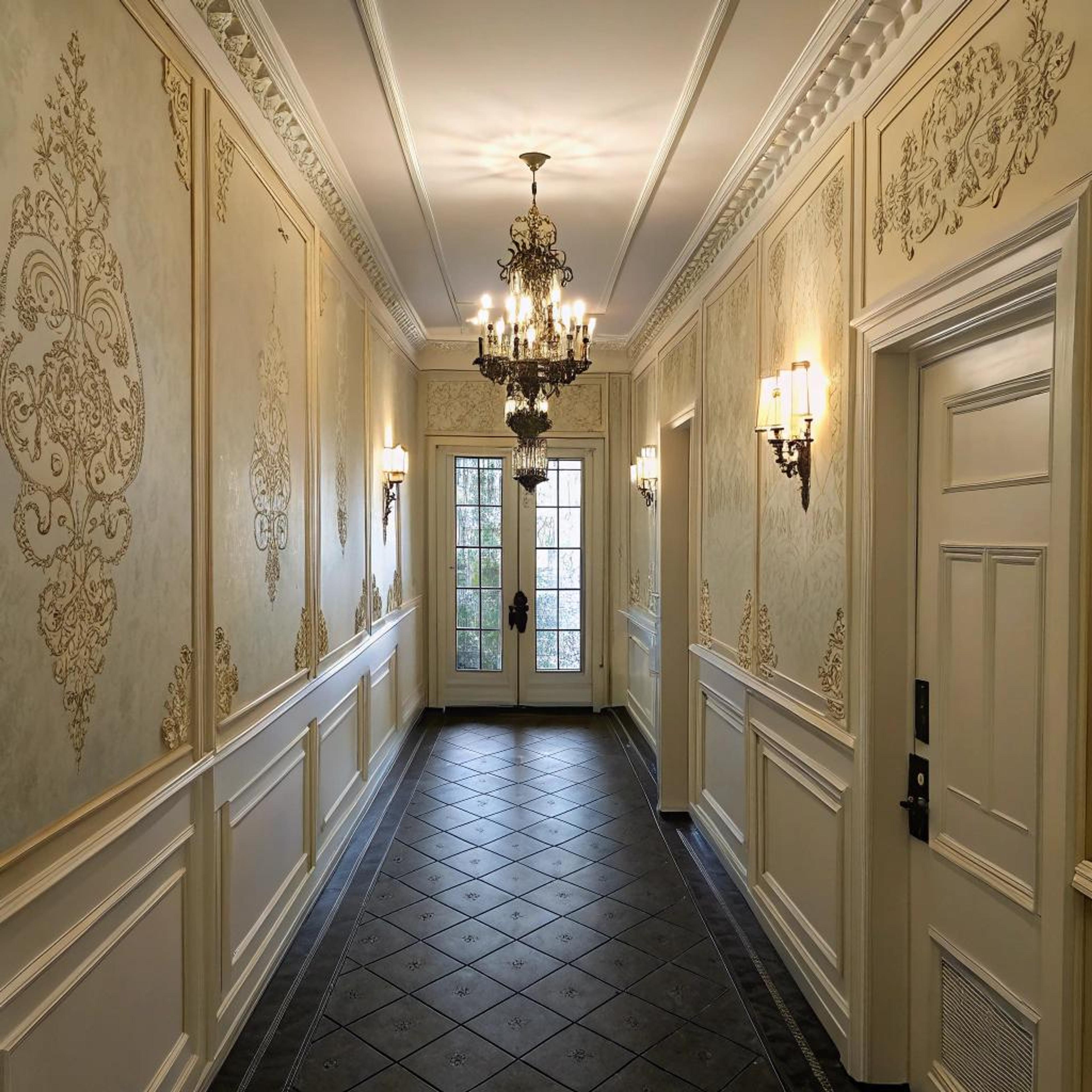 Neutrale luxe met sierbehang