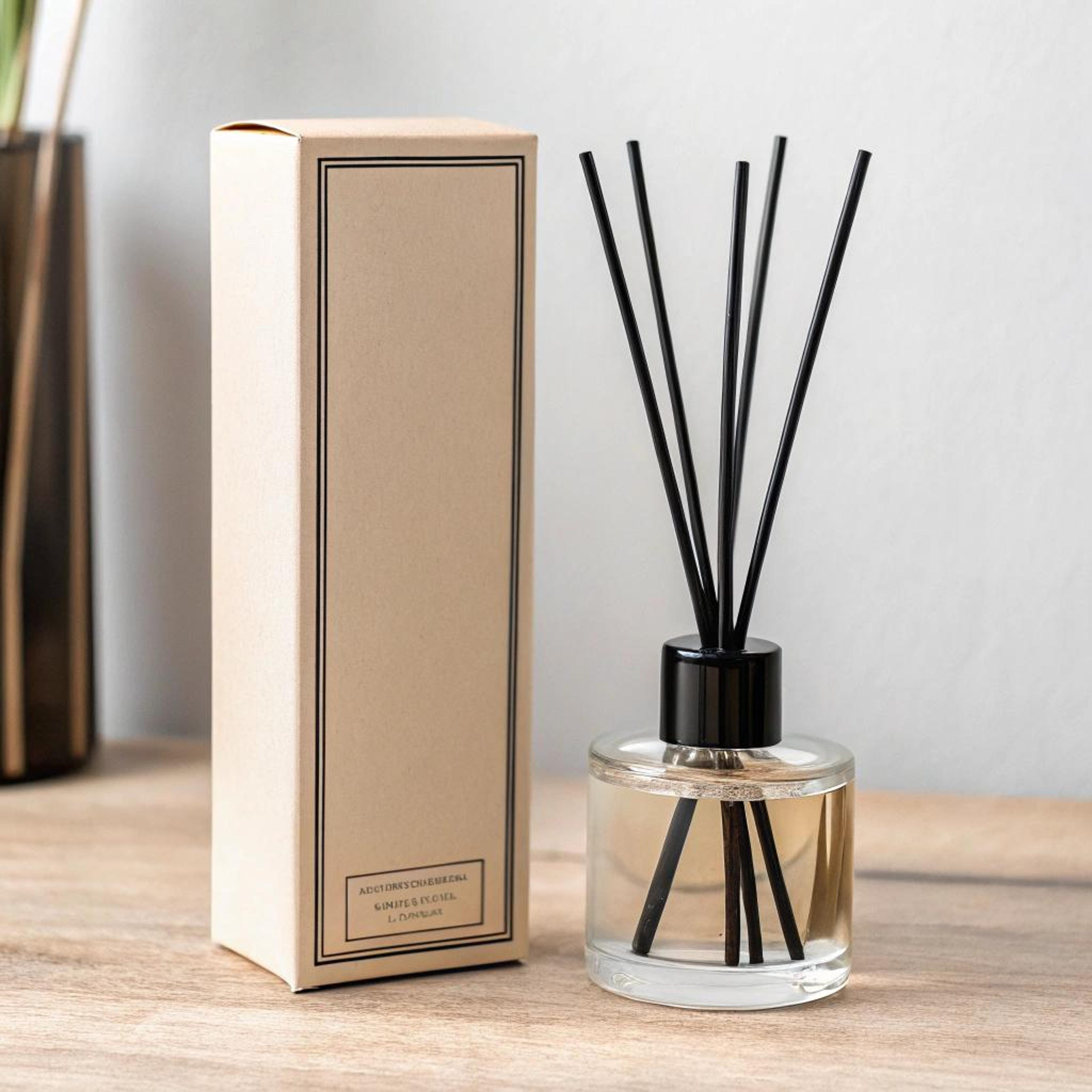 Minimalistische diffuser op hout