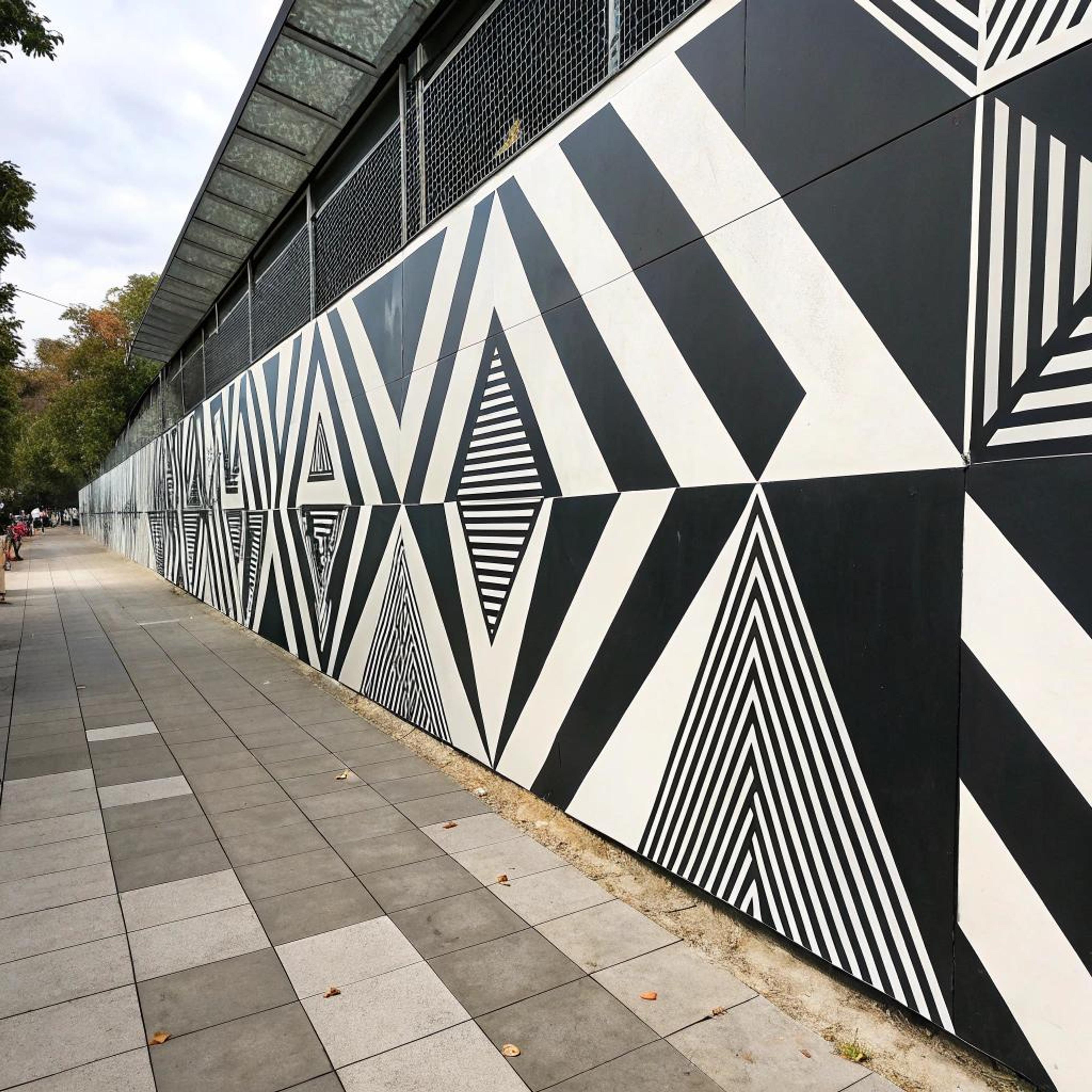 Grafisch statement met chevron